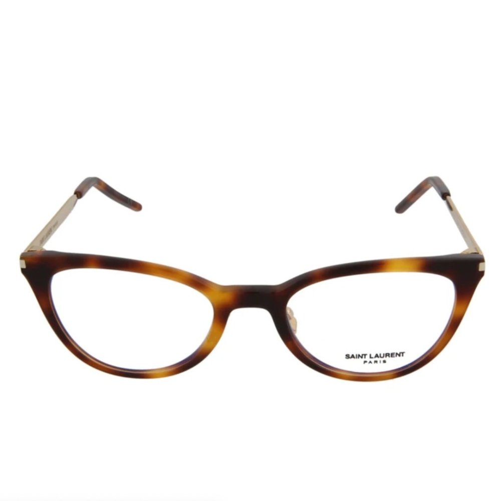 Saint Laurent Havana Brown Cat Eye Glasses! - Picture 2 of 4
